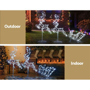 Christmas Motif Lights LED Rope Reindeer Waterproof Outdoor Xmas photo 4