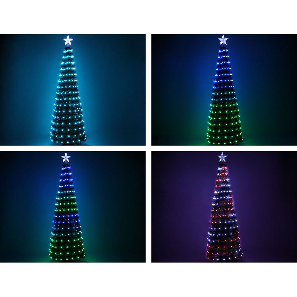 Christmas Tree 1.8M 298 LED Xmas Multi Colour Lights Optic Fibre-Occasions > Christmas-Dropli