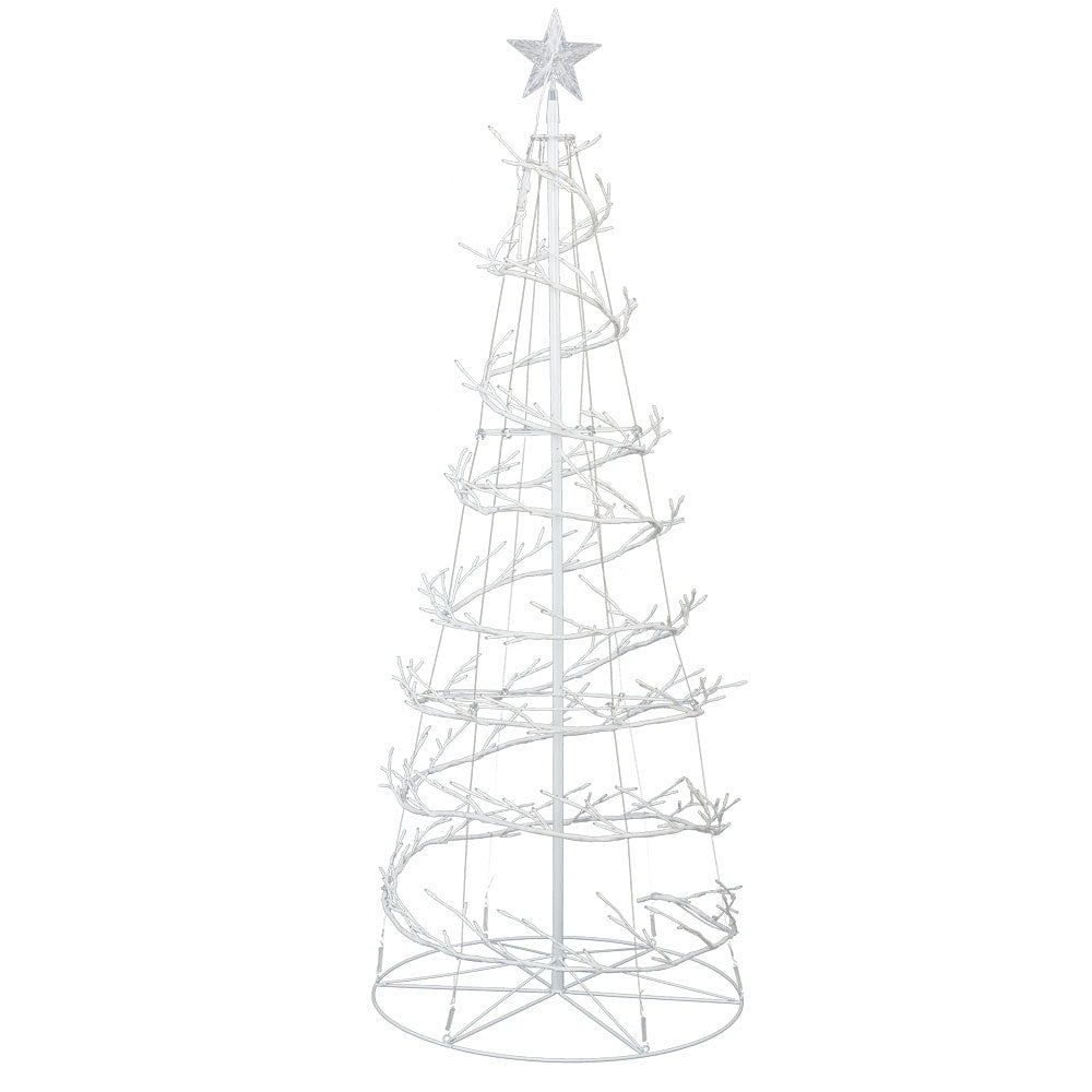 Christmas Tree 1.8M 320 LED Xmas Cold White Lights Optic Fibre-Occasions > Christmas-Dropli