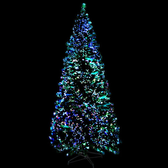 Christmas Tree 1.8M LED Xmas trees Optic Fibre Warm White