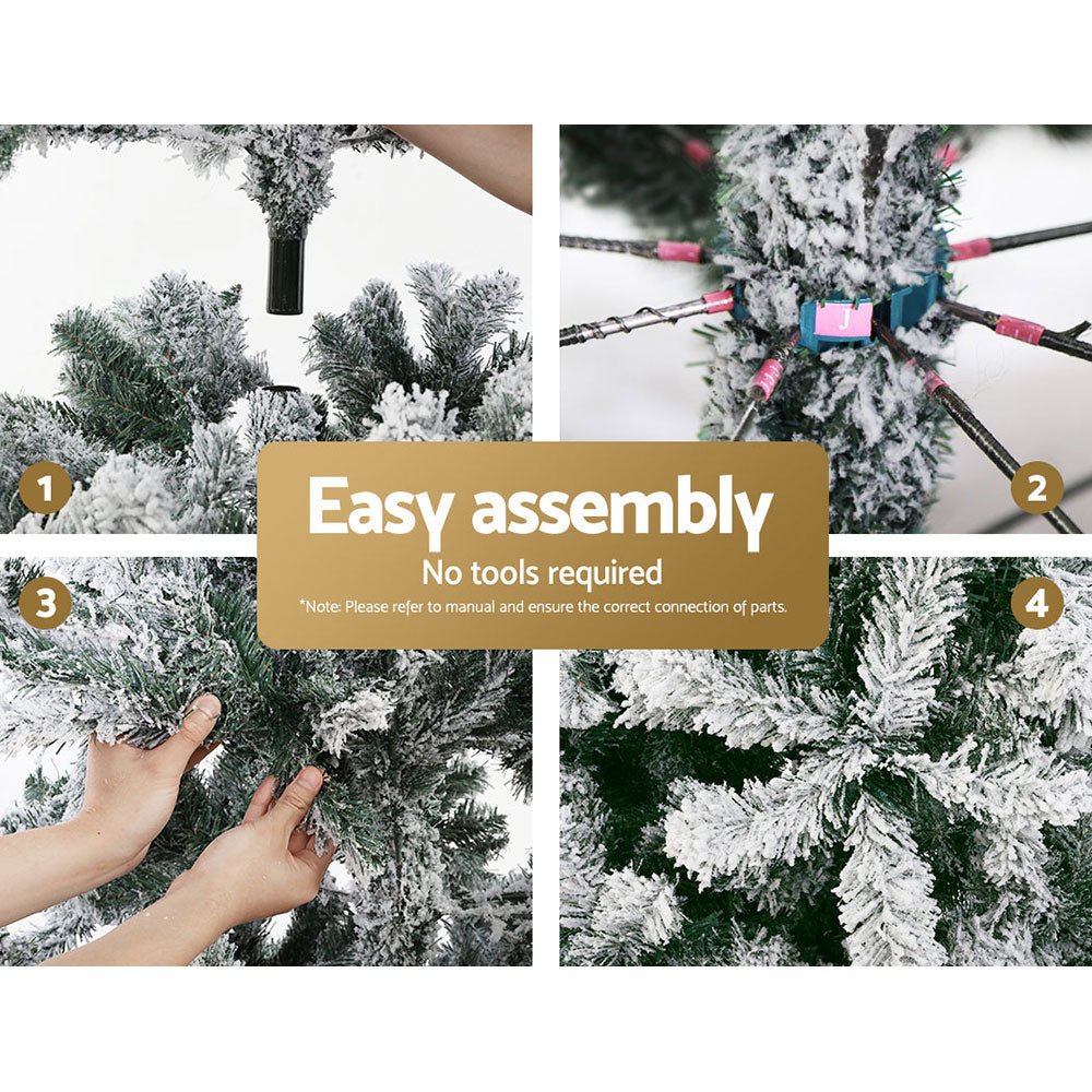 Christmas Tree 1.8M Decorations Snowy 758 Tips-Occasions > Christmas-Dropli