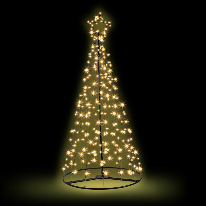 Christmas Tree 2.1M 264 LED Xmas Trees Solar Power Warm White-Occasions > Christmas-Dropli