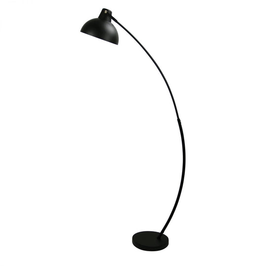 Lago 1 Light Floor Lamp Matt Black - OL93953BK