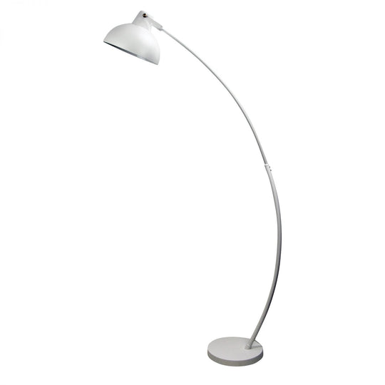 Lago 1 Light Floor Lamp Matt White - OL93953WH