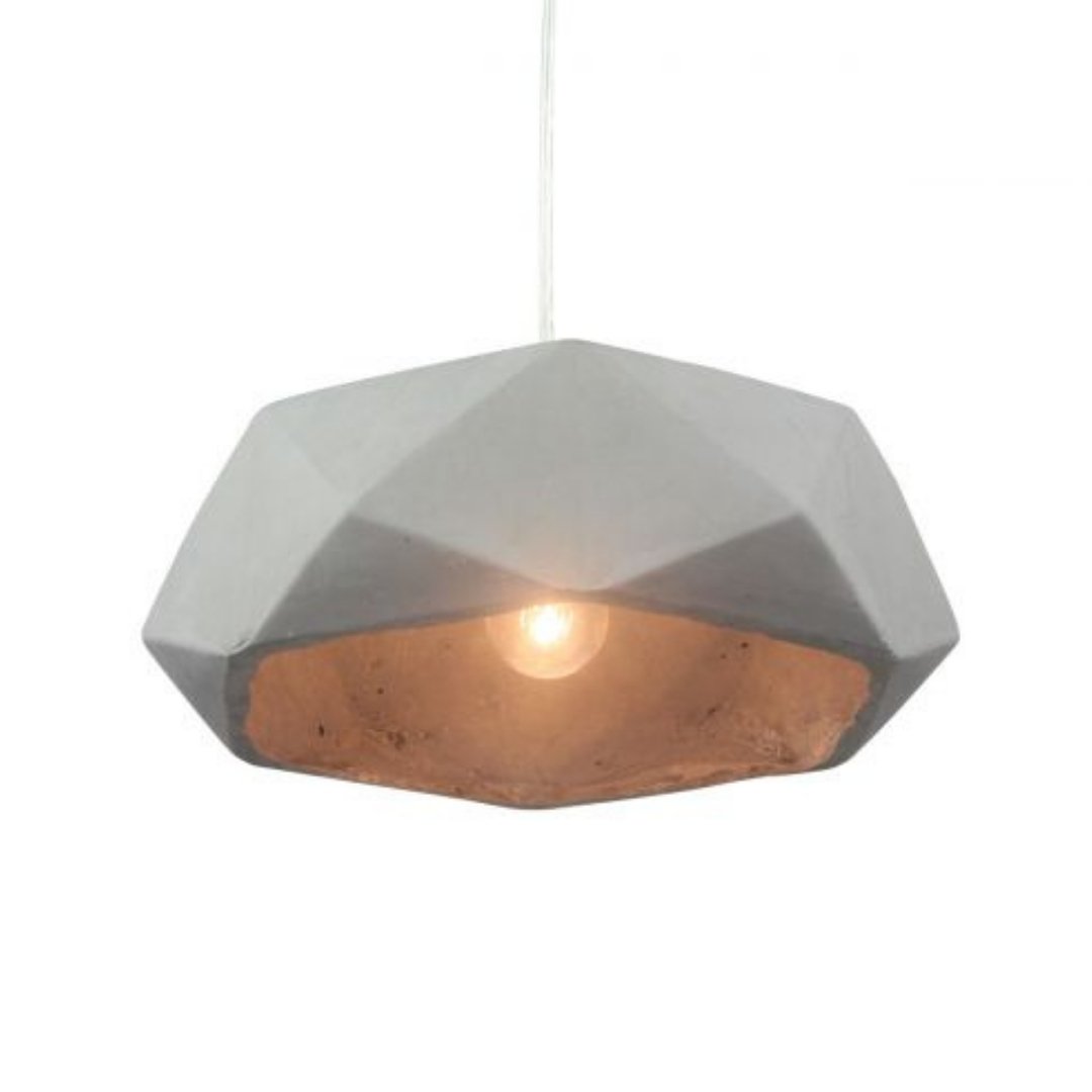 LANCE Concrete Pendant Light-Pendant Light-Dropli