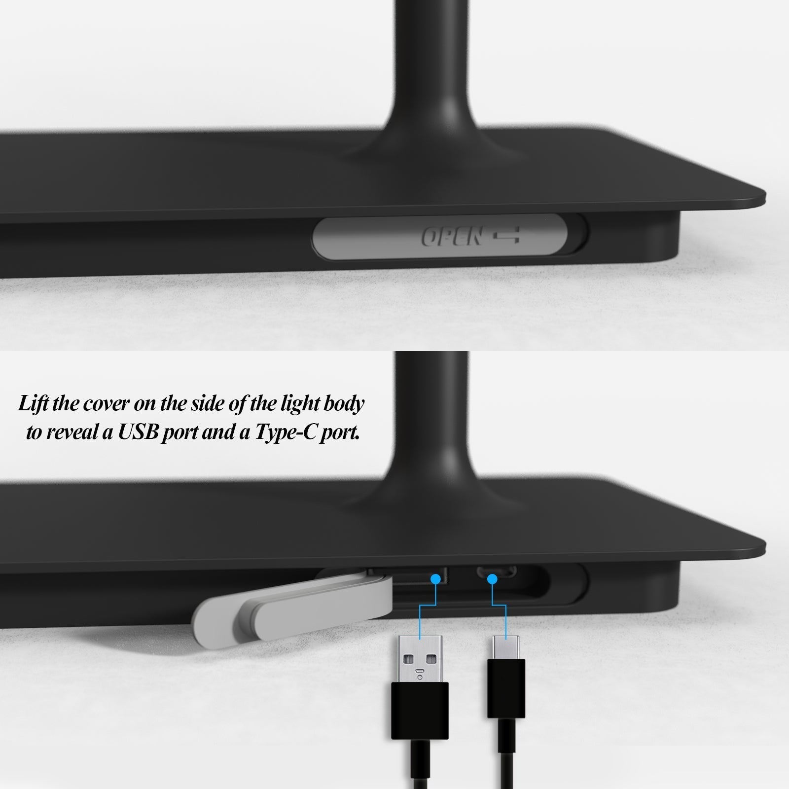 LED Wireless Outdoor touch Dimmable 4000mAh Rechargeable table Light Type C input USB 5V 2A output IP44-Table Light-Dropli