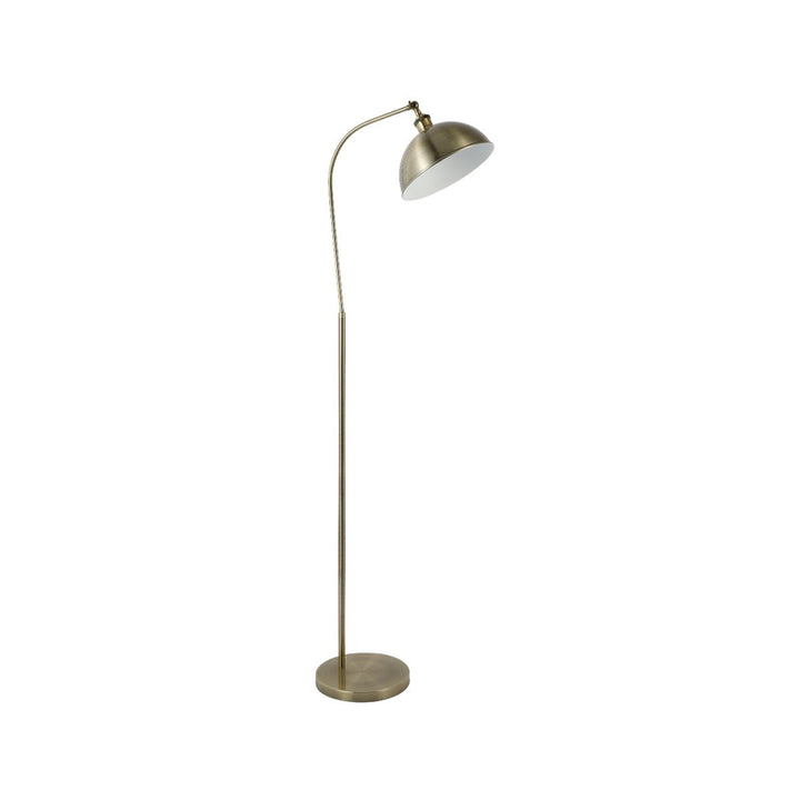 Lenna Floor Lamp - Antique Brass - LL-27-0153AB-Floor Lamps-Lexi Lighting