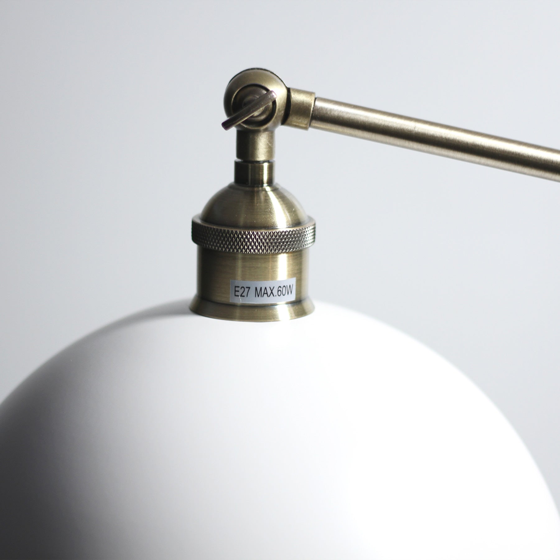 Lenna Floor Lamp - White - LL-27-0153W