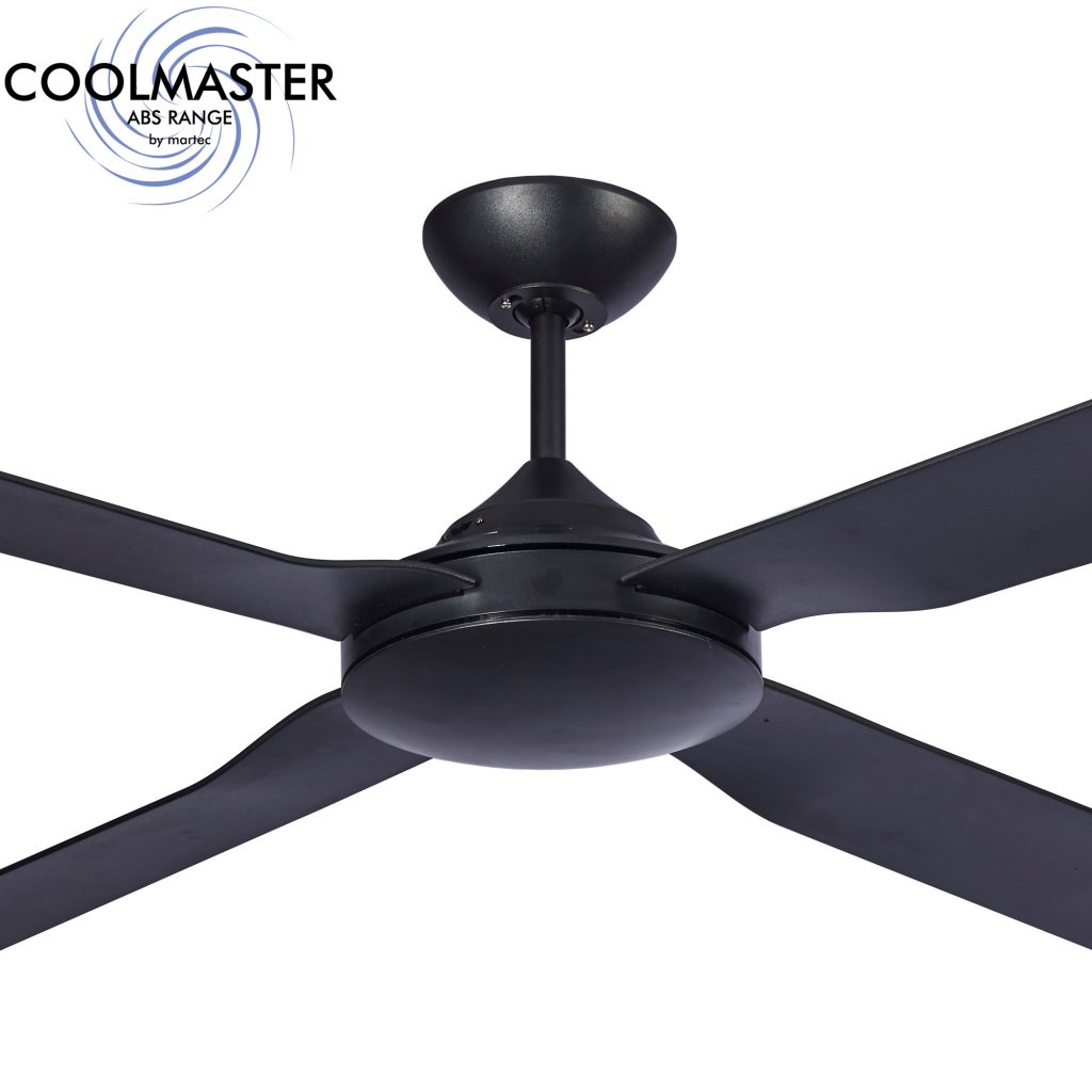 Martec Liberty Outdoor IP55 56" 4 Blade ABS Ceiling Fan Matt Black Martec, FANS, mlf144mip