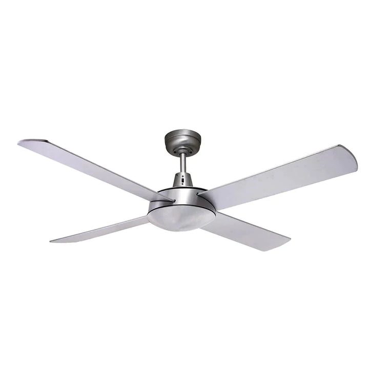 Martec Lifestyle 52" 4 Blade Ceiling Fan Brushed Aluminium Martec, FANS, lifestyle-52-4-blade-ceiling-fan-only-brushed-aluminium-dls134b