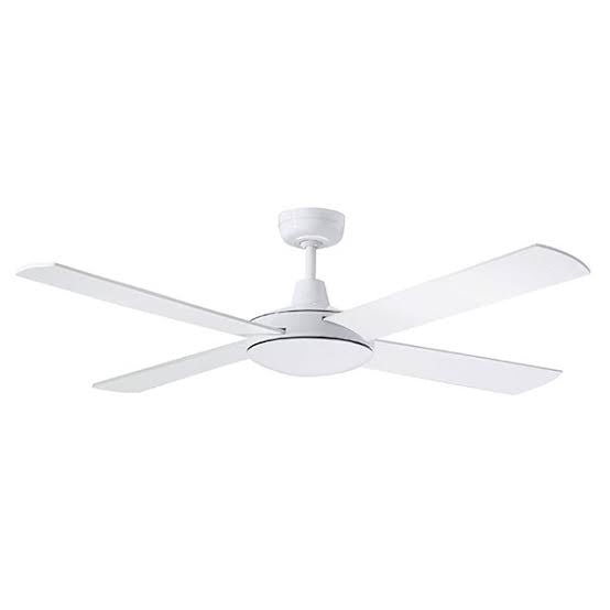 Lifestyle 52" 4 Blade Ceiling Fan White Martec, FANS, lifestyle-52-4-blade-ceiling-fan-only-white-dls134w