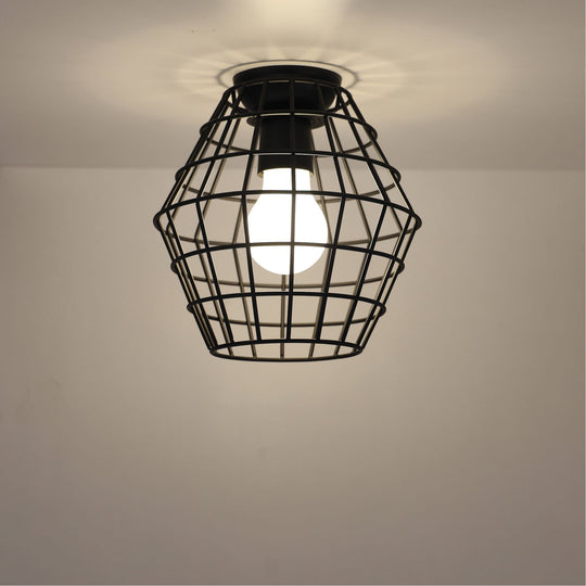 Maci Wire Retro Industrial DIY Shade Black 180mm