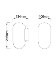 MAGNUM Exterior Surface Mounted Wall Light White IP44 - MAGNUM1 photo 2
