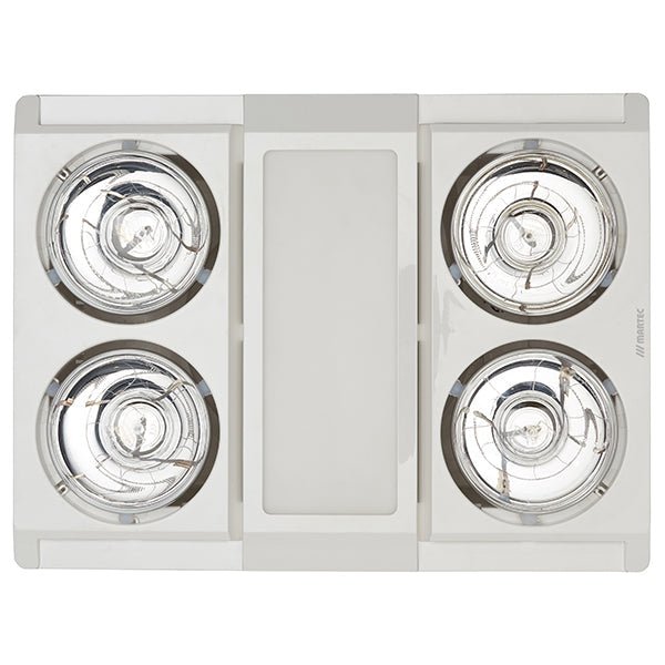 Martec Profile Panel 4 High Performance 3 in 1 Bathroom Heater With Exhaust Fan-Bathroom Heaters-Martec