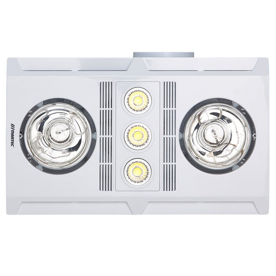 Martec Profile Plus II - 3 in 1 Bathroom Heater With Exhaust Fan And 3 LED Lights