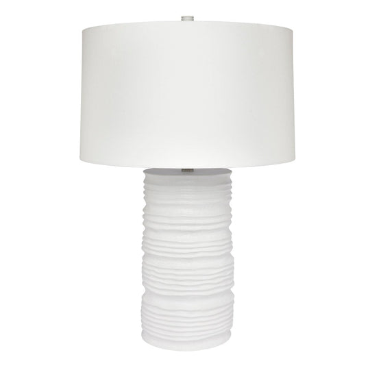 Matisse Table Lamp - White w White Shade