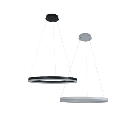 Oriel CRONUS - 24W Modern LED Halo Pendant - Tri Colour