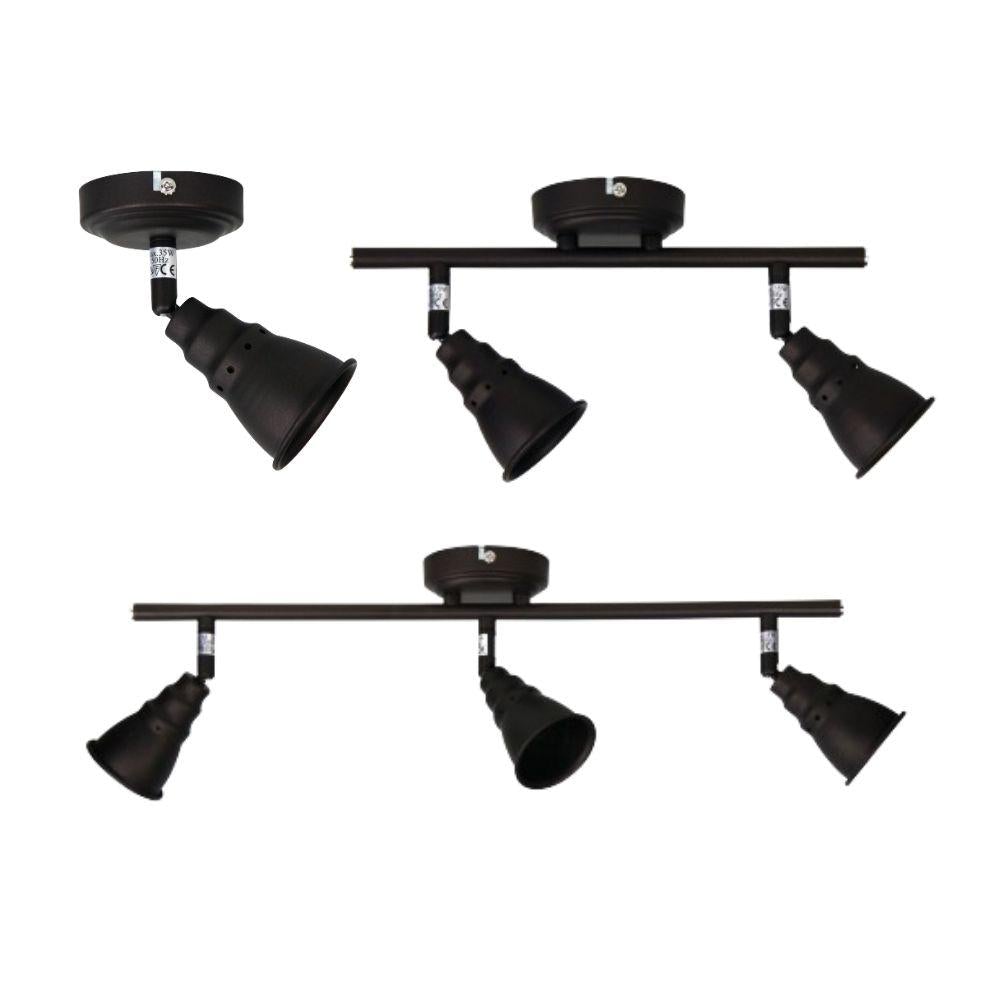 Oriel NORTON - 1/2/3 Light Vintage Adjustable Spotlight-INDOOR-Oriel Lighting