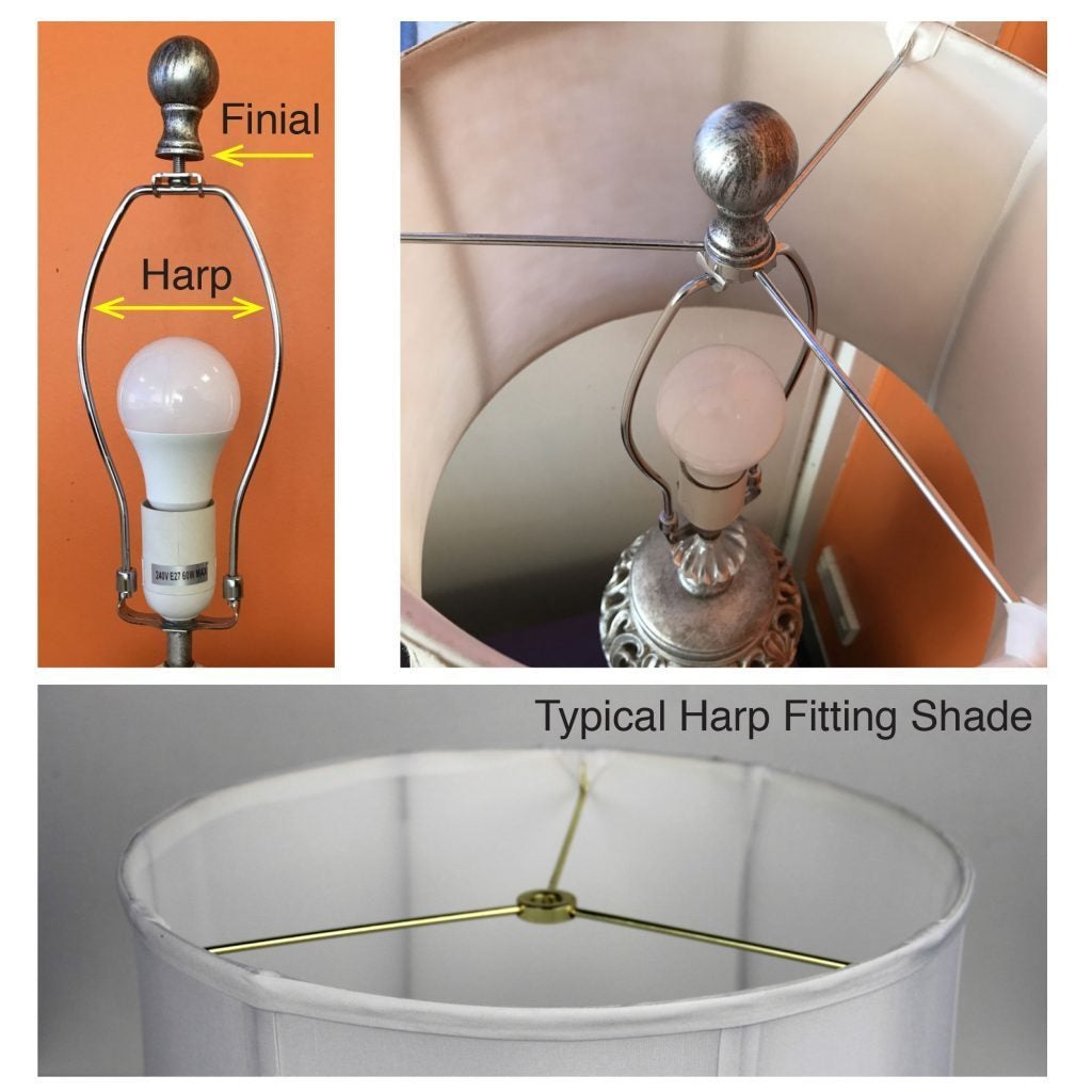 Oriel SHADE - Harp Mount Empire Table Lamp Shade Only - TABLE LAMP BASE REQUIRED Oriel, ACCESSORIES, oriel-shade-harp-mount-empire-table-lamp-shade-only-table-lamp-base-required