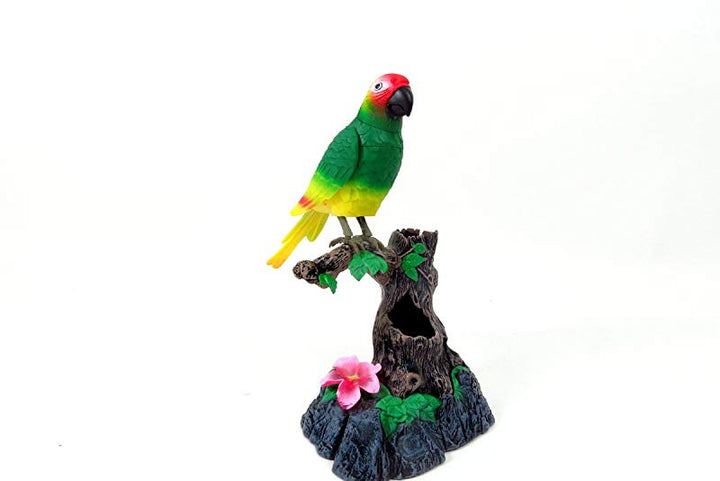 Simulated Induction Sound Control Voice-Activated Talking Parrots Moving Pets