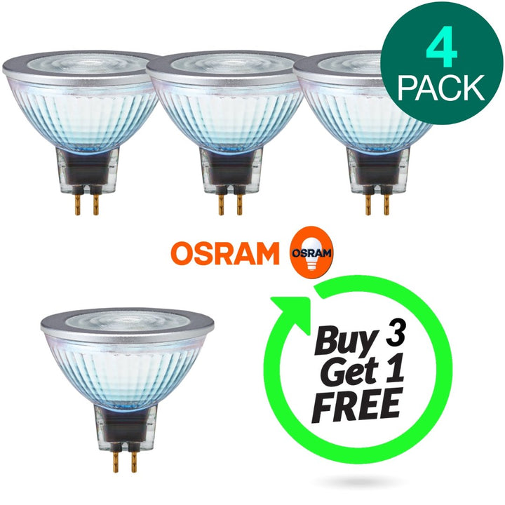 Osram 7.5W Dimmable LED Downlight Globe in Warm White - Pack of 4