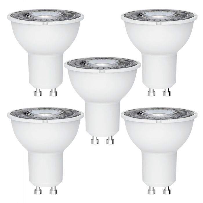 Pack of 5 - 8W = 60W LED GU10 LED Globe Dropli, LED Globes, pack-of-5-qzao-8w-gu10