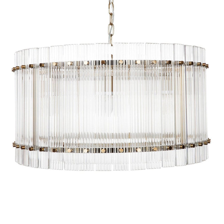 Paloma Pendant - Round Brass-Pendant Light-Cafe Lighting and Living