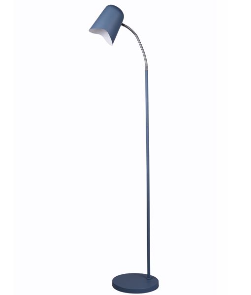 PASTEL Interior Powder Coated Iron Floor Lamp Blue - PASTEL27FL