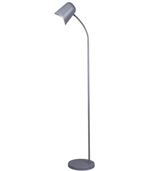 PASTEL Interior Powder Coated Iron Floor Lamp Grey - PASTEL25FL-Floor Lamps-CLA Lighting