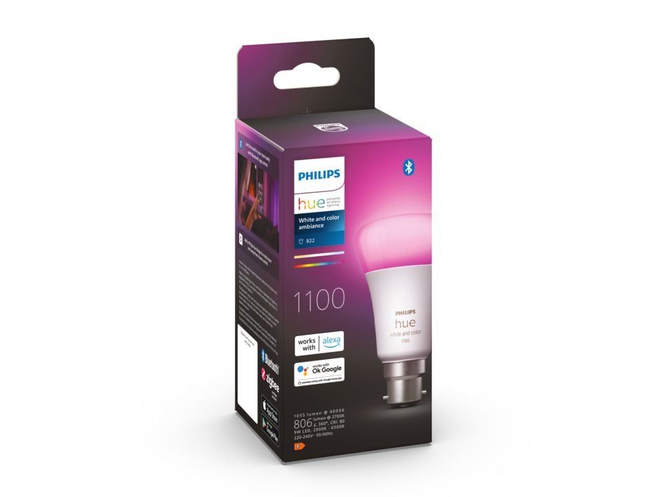 Philips Hue Bulb B22 11W - White & Colour-SMART BULB-Philips Hue