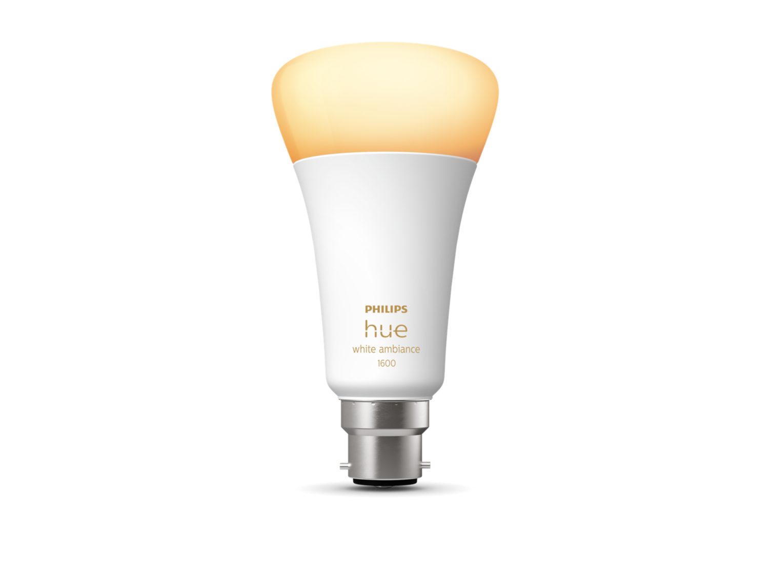 13W 1600lm B22 Dimmable White Ambiance Philips Hue A67 Globe