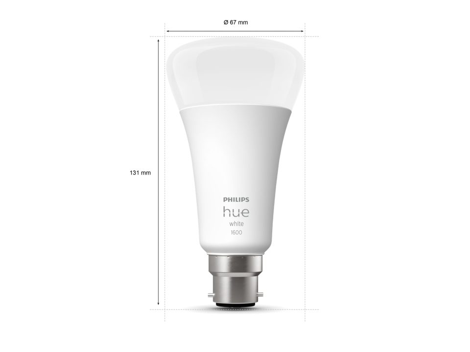 Philips Hue A67 - White Bluetooth B22 Globe