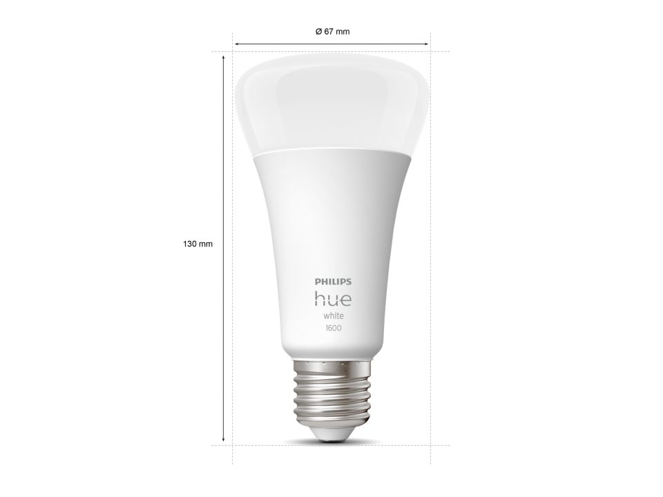 Philips Hue A67 - White Bluetooth E27 Globe