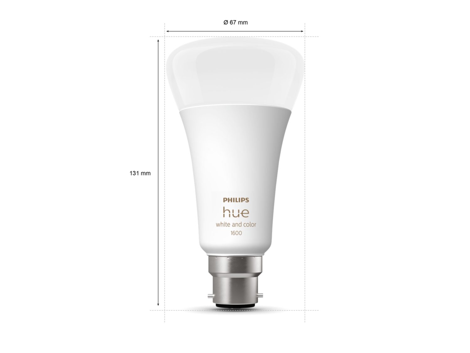Philips Hue Bulb B22 15W A67 - White & Colour-Philips Hue-Philips Hue