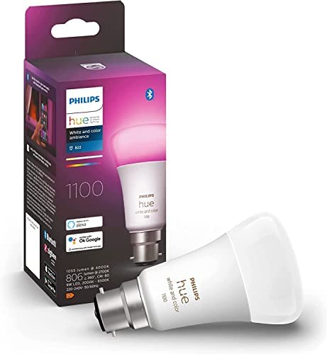 Philips Hue Bulb B22 11W - White & Colour-SMART BULB-Philips Hue