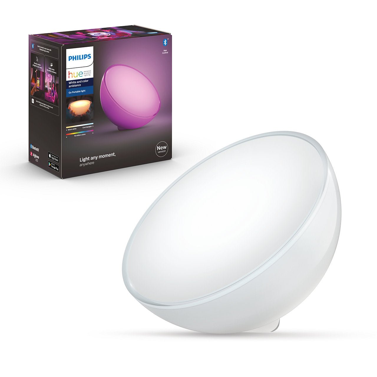 Philips HUE GO V2 Portable Light - Bluetooth-Hue Lamps-Philips Hue