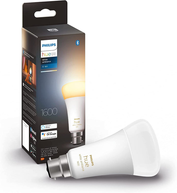 Philips Hue Smart Bulb 15W A67 B22 - White Ambiance-Philips Hue-Simply-LEDs.com.au