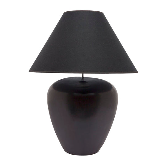Picasso Table Lamp - Black with Black Shade