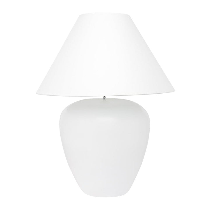 Picasso Table Lamp - White w White Shade--Cafe Lighting and Living