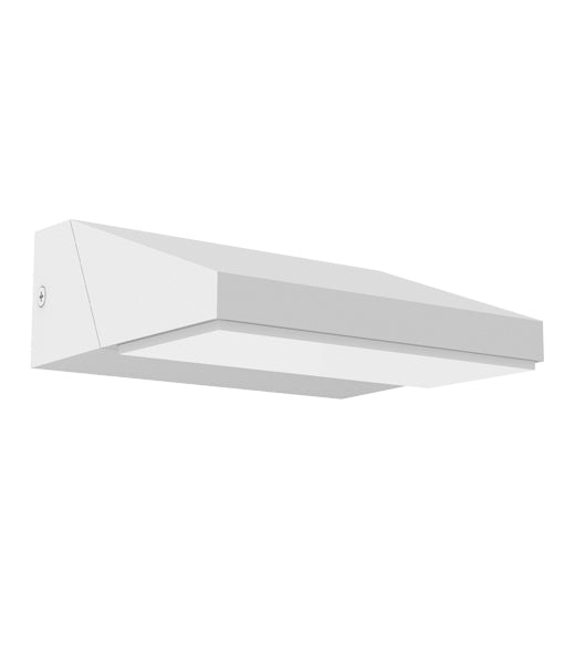 PLANA Exterior LED Adjustable Wall Light White 13W 3000K IP65 - PLANA02-Exterior Wall Lights-CLA Lighting