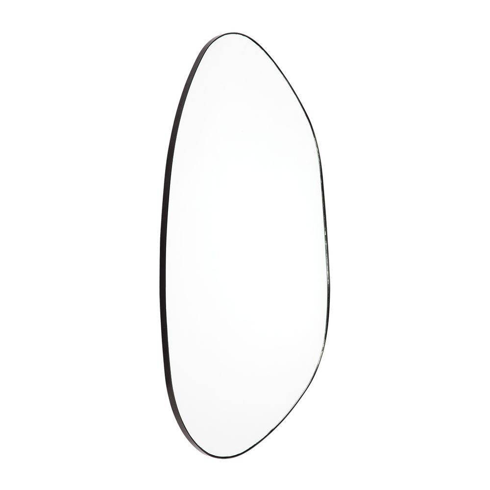 Pollock Wall Mirror - Large Black Cafe Lighting and Living, Living, pollock-wall-mirror-large-black