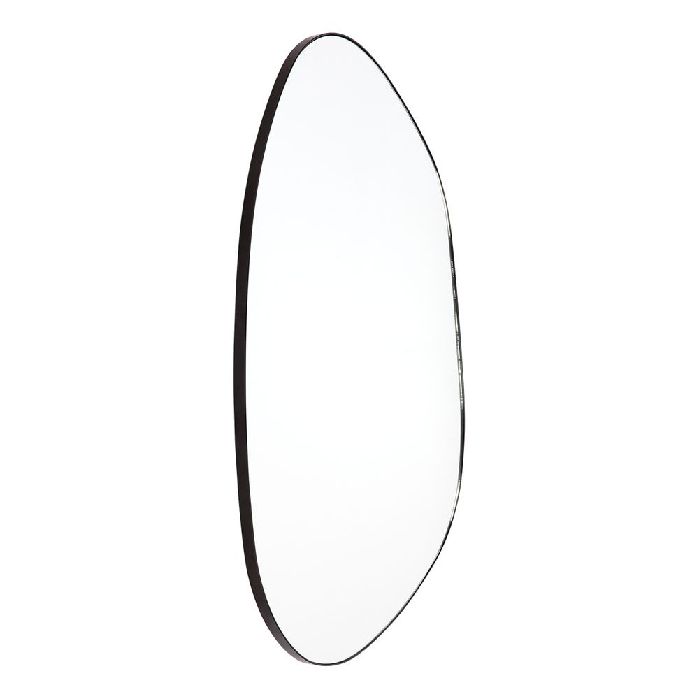 Pollock Wall Mirror - Small Black Cafe Lighting and Living, Living, pollock-wall-mirror-small-black