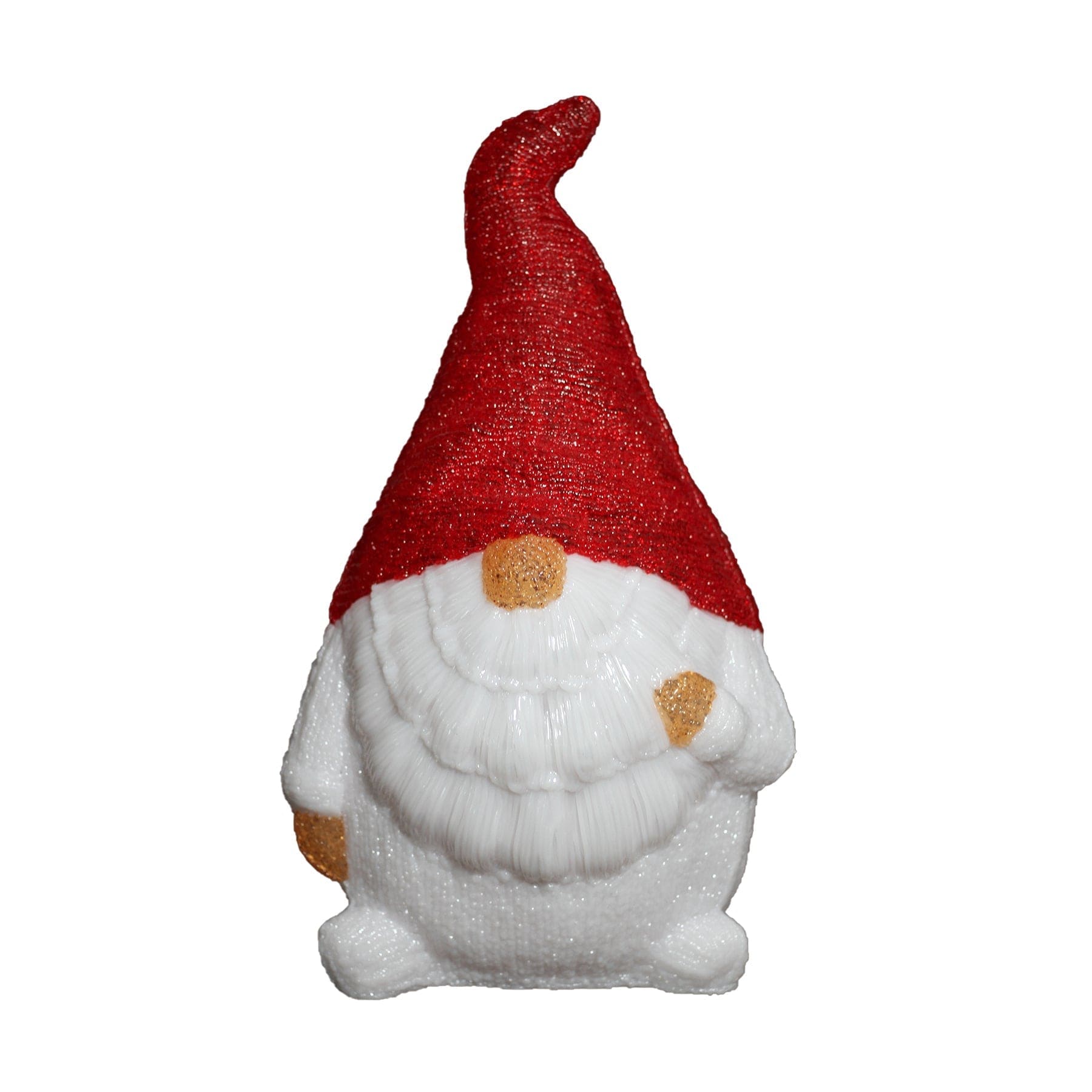 Acrylic Red Santa Gonk - H50cm-Christmas Figure-Lexi Lighting