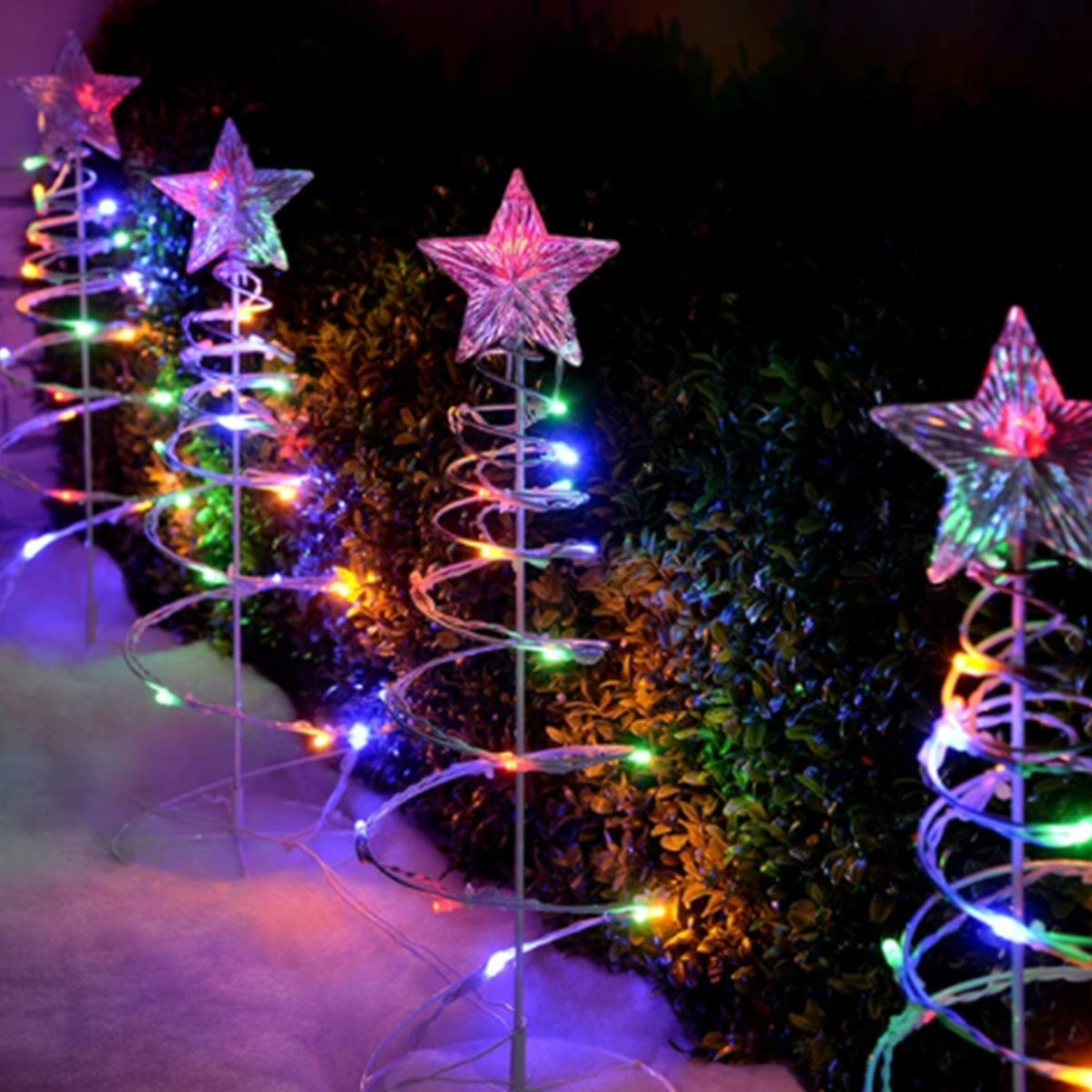 Dual Power Set of 4 Spiral Trees Path Light – Cosmo Lighting Kensington
