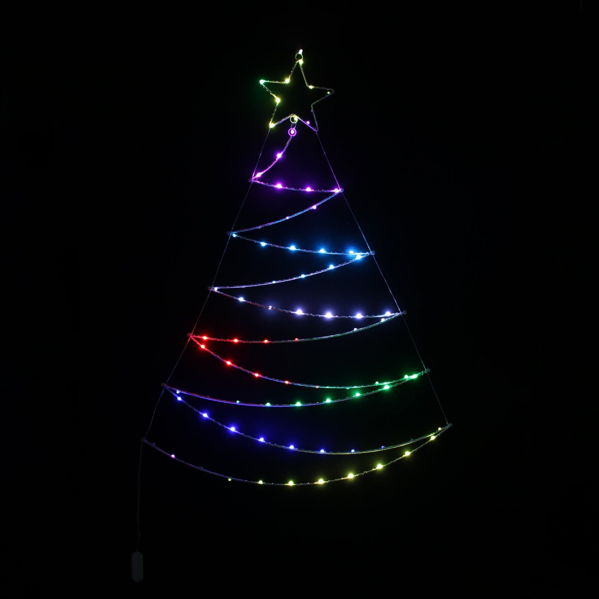 2D RGB Christmas Tree Light Lexi Lighting, Christmas Ceiling&Wall Decoration, pre-order-rgb-christmas-tree-light