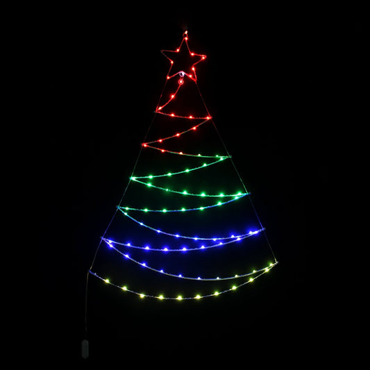 2D RGB Christmas Tree Light Lexi Lighting, Christmas Ceiling&Wall Decoration, pre-order-rgb-christmas-tree-light