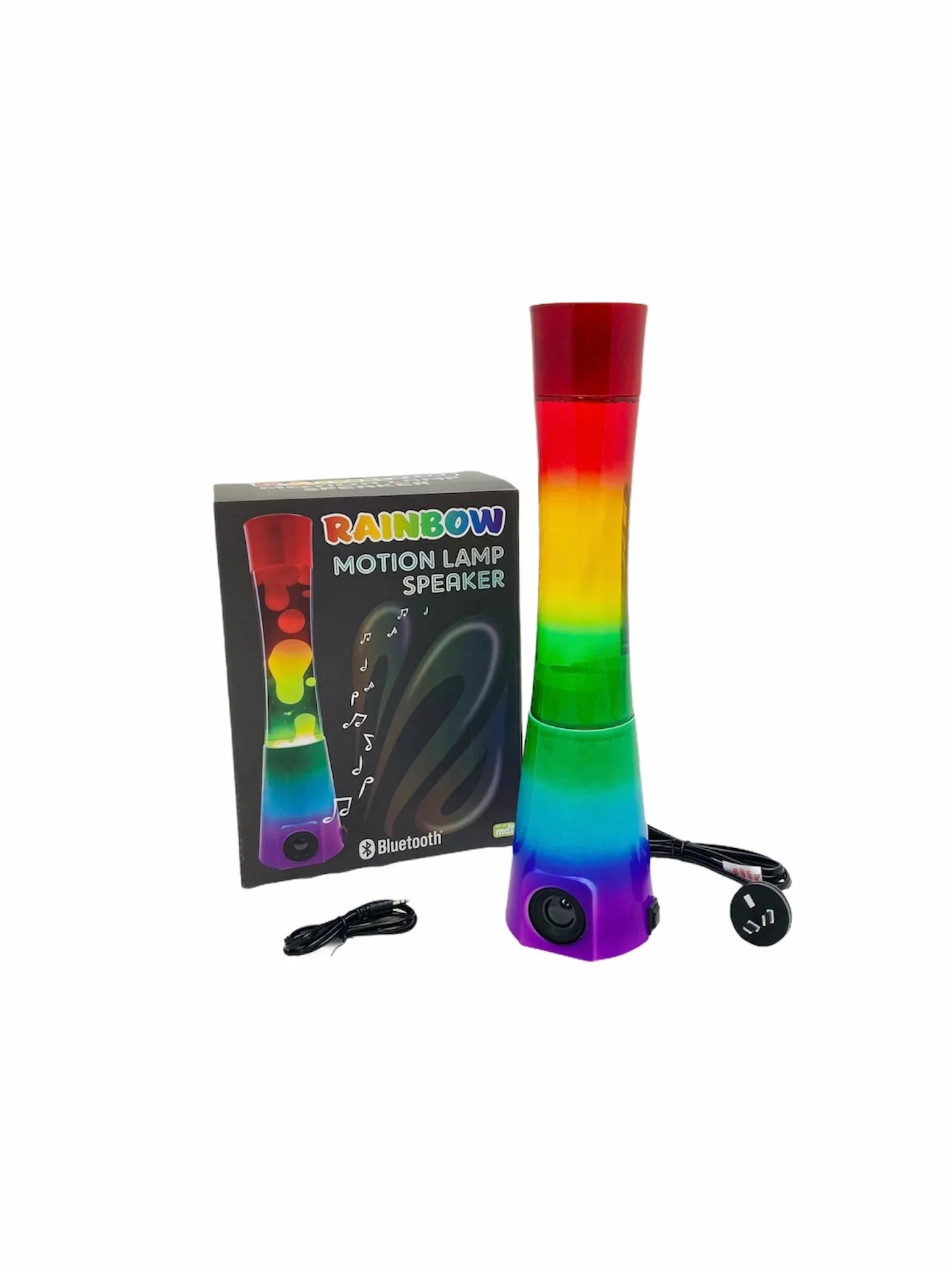 Rainbow Motion Speaker Lava Lamp-Home & Garden > Lighting-Dropli