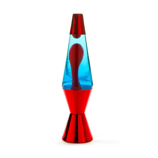 Red/Red/Blue Metallic Diamond Motion Lava Lamp