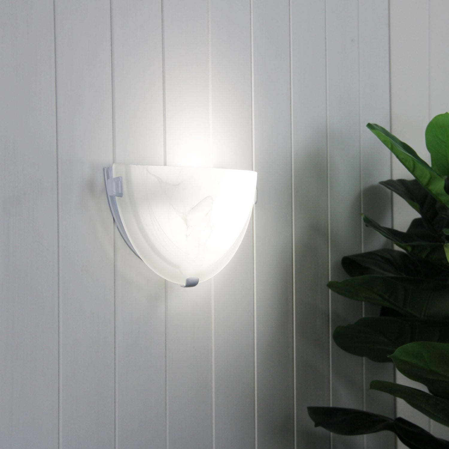 Remo 1 Light Wall Light 300mm White - OL41340WH