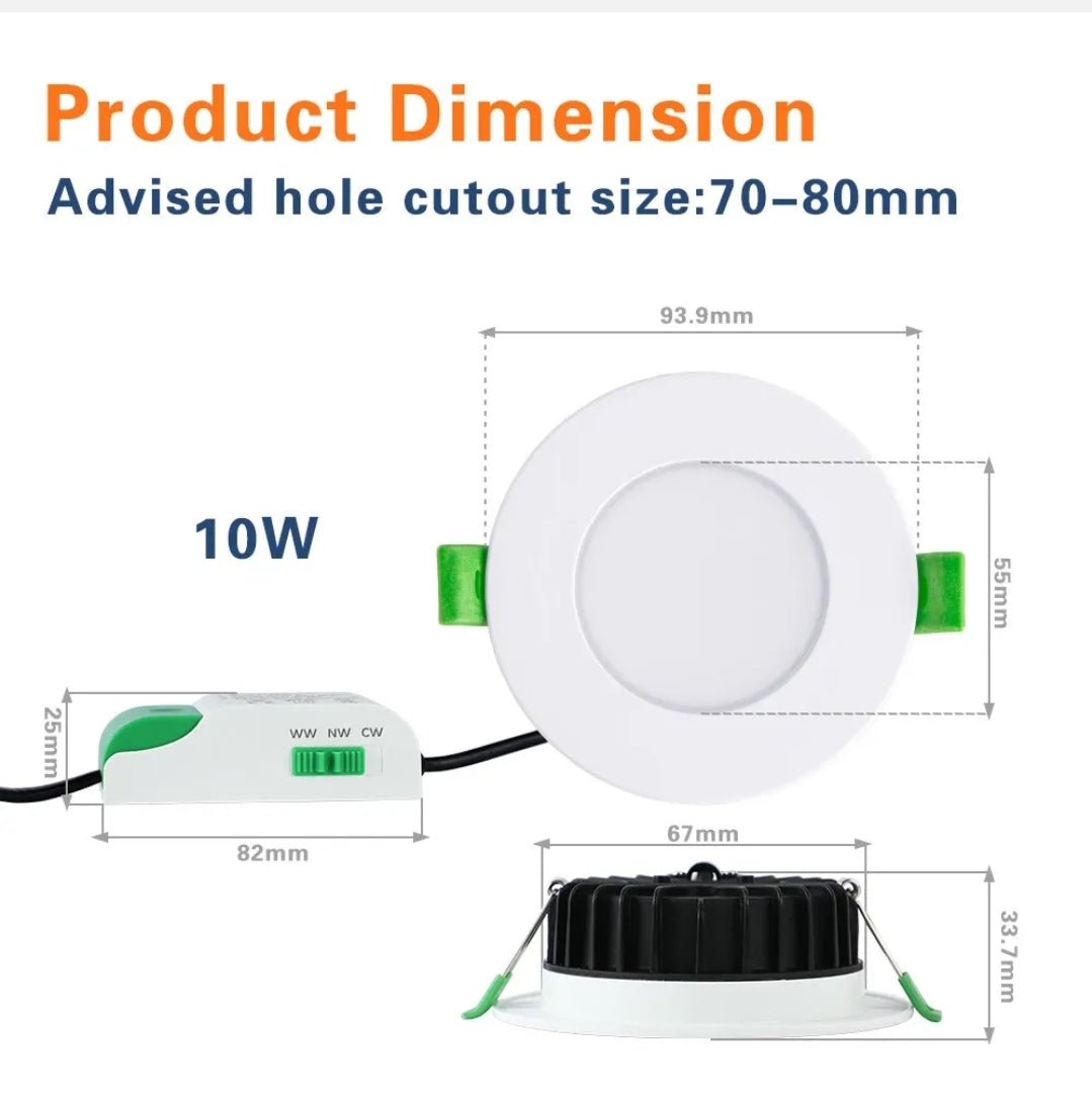 Mini Led Downlight Dimensions CL77 Adjustable Dimmable COB Mini LED